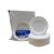 Prato de Isopor Raso 23cm para Refeição Totalplast com 20 unidades Branco