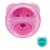 Prato Infantil Ursinho com Divisórias Rosa Azul Para Microondas Buba Rosa