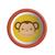 Prato Tigela Infantil Animais / Pratinho de Criança Melanina Bowl Macaco Vermelho