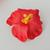 Presilha Flor Havaiana de Hibisco Colorida Vermelho
