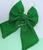 Presilha Laço de Cabelo Grande Tecido Linho Luxo Adulto e Infantil Acessórios de Cabelo Feminino Tendência Moda Verde