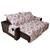 Protetor capa de para sofá estampada king reclinável 1,80m x 2,40m com porta objetos Rosa