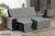 Protetor capa para sofá retrátil reclinável 2 lugares dupla face ótima qualidade Cinza e preto