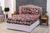 Protetor de Colchão King Capa com Zíper em Malha Gel Resistente 40 cm de Altura 1 pç Estampada 8 Flor Preto e Rosa