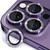 Protetor de Lentes para Câmeras Compatível com iPhone 15 Normal 15 Plus 15 Pro e 15 Pro Max 15 Normal Lilás