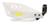 Protetor De Mão Carb Amx Crf230 Crf250 / Universal Branco - Amarelo Neon
