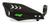 Protetor De Mão Carb Amx Moto Crf230 Crf250 / Universal Preto - Verde Neon
