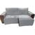 Protetor de sofá 1,80 2 módulos retrátil e reclinável gelo