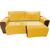 Protetor de sofá 1,80 2 módulos retrátil e reclinável amarelo