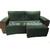 Protetor de sofá 1,80 2 módulos retrátil e reclinável verde