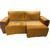Protetor de sofá 1,80 2 módulos retrátil e reclinável mostarda