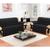 Protetor de Sofa Dupla Face 2 e 3 Lugares Preto