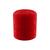 Puff banqueta redondo suede conforto alice - 9 cores VERMELHO