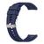 Pulseira 22mm Silicone Easy para Relógio Smartwatch Pinos  Azul