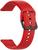 Pulseira 22mm Silicone Vip para Relógio Smartwatch com Pinos Vermelho
