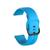 Pulseira 22mm Silicone Vip para Relógio Smartwatch com Pinos Azul claro
