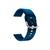 Pulseira 22mm Silicone Vip para Relógio Smartwatch com Pinos Azul