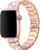Pulseira Aço Elos Quadrada Compatível com Apple Watch Dourado Rosê