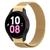 Pulseira Aço Ímã Compatível Com Samsung Galaxy Watch 5 44mm Dourado