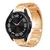 Pulseira Aço Inoxidável Elos Para Galaxy Watch 6 Classic Rose Gold