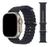 Pulseira Alpin Loop Compatível Apple Watch Ultra S8 45 49 mm Preto