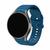 Pulseira Borracha compativel com Samsung Galaxy Watch 5 Pro - Galaxy Watch 4 Classic - Galaxy Watch 5 - Galaxy Watch 4 Azul Petróleo