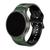 Pulseira Borracha Curve compativel com Samsung Galaxy Watch 5 Pro - Galaxy Watch 4 Classic - Galaxy Watch 5 - Galaxy Watch 4 Verde Militar