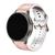 Pulseira Borracha Curve compativel com Samsung Galaxy Watch 5 Pro - Galaxy Watch 4 Classic - Galaxy Watch 5 - Galaxy Watch 4 Rosa