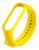 Pulseira Colorida Silicone Para Mi Band 3 E 4 Amarelo