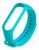 Pulseira Colorida Silicone Para Mi Band 3 E 4 Azul Piscina