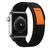 Pulseira Colorida Trail Loop Compatível Apple Watch Ultra 49mm Preto