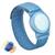 Pulseira compatível com Airtag Apple Infantil Criança Idosos Nylon Rastreador AZUL 17cm