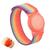 Pulseira compatível com Airtag Apple Infantil Criança Idosos Nylon Rastreador Colorida com Vermelho 17cm
