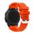 Pulseira Confort Compatível Asus Zenwatch 1 Wi500q, 2 Wi501q Laranja