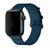Pulseira Couro Aire Compatível com Apple Watch Azul