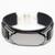 Pulseira Couro Masculina Flat Preto