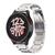 Pulseira de Aço Inoxidável para Galaxy Watch 5 Watch5 Pro 40mm 44mm 45mm Prata