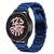 Pulseira de Aço Inoxidável para Galaxy Watch 5 Watch5 Pro 40mm 44mm 45mm Azul