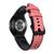 Pulseira de Couro Hibrido compativel com Samsung Galaxy Watch 4, Galaxy Watch 4 Classic, Galaxy Watch 5, Galaxy Watch 5 PRO Rosa