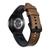 Pulseira de Couro Hibrido compativel com Samsung Galaxy Watch 4, Galaxy Watch 4 Classic, Galaxy Watch 5, Galaxy Watch 5 PRO Marrom