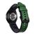 Pulseira de Couro Hibrido compativel com Samsung Galaxy Watch 4, Galaxy Watch 4 Classic, Galaxy Watch 5, Galaxy Watch 5 PRO Verde