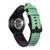 Pulseira de Couro Hibrido compativel com Samsung Galaxy Watch 4, Galaxy Watch 4 Classic, Galaxy Watch 5, Galaxy Watch 5 PRO Verde Água