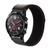 Pulseira de Nylon Nova para Huawei GT2 / GT 3 42mm e GT 2 / GT3 46mm Preto com Branco