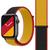 Pulseira de nylon para SmartWatch, Ultra 2, 49mm, 44mm, 40mm, 45mm, 41mm, 42mm, 38mm, 45mm, pulseira esportiva, Watch Series 9, 8, SE, 7, 6, 5 Dourado Vermelho e Petro