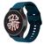Pulseira de Silicone Colorida para Galaxy Watch 5 Watch5 Pro 40mm 44mm 45mm Azul-petróleo