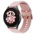 Pulseira de Silicone Fecho Colorido para Galaxy Watch 5 Watch 4 Active 2 40mm 42mm 44mm 45mm 46mm Rosa-bebê