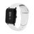 Pulseira de Silicone Lisa 20mm para Amazfit Bip Bip Lite Branco