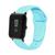 Pulseira de Silicone Lisa 20mm para Amazfit Bip Bip Lite Azul-Claro