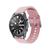 Pulseira de Silicone Lisa com Fecho Sport Compatível com Galaxy Watch 3 45mm Rose