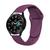 Pulseira de Silicone Lisa Sport para Galaxy Watch 4 Classic Roxo